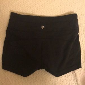 ATHLETA and champion Black spandex shorts